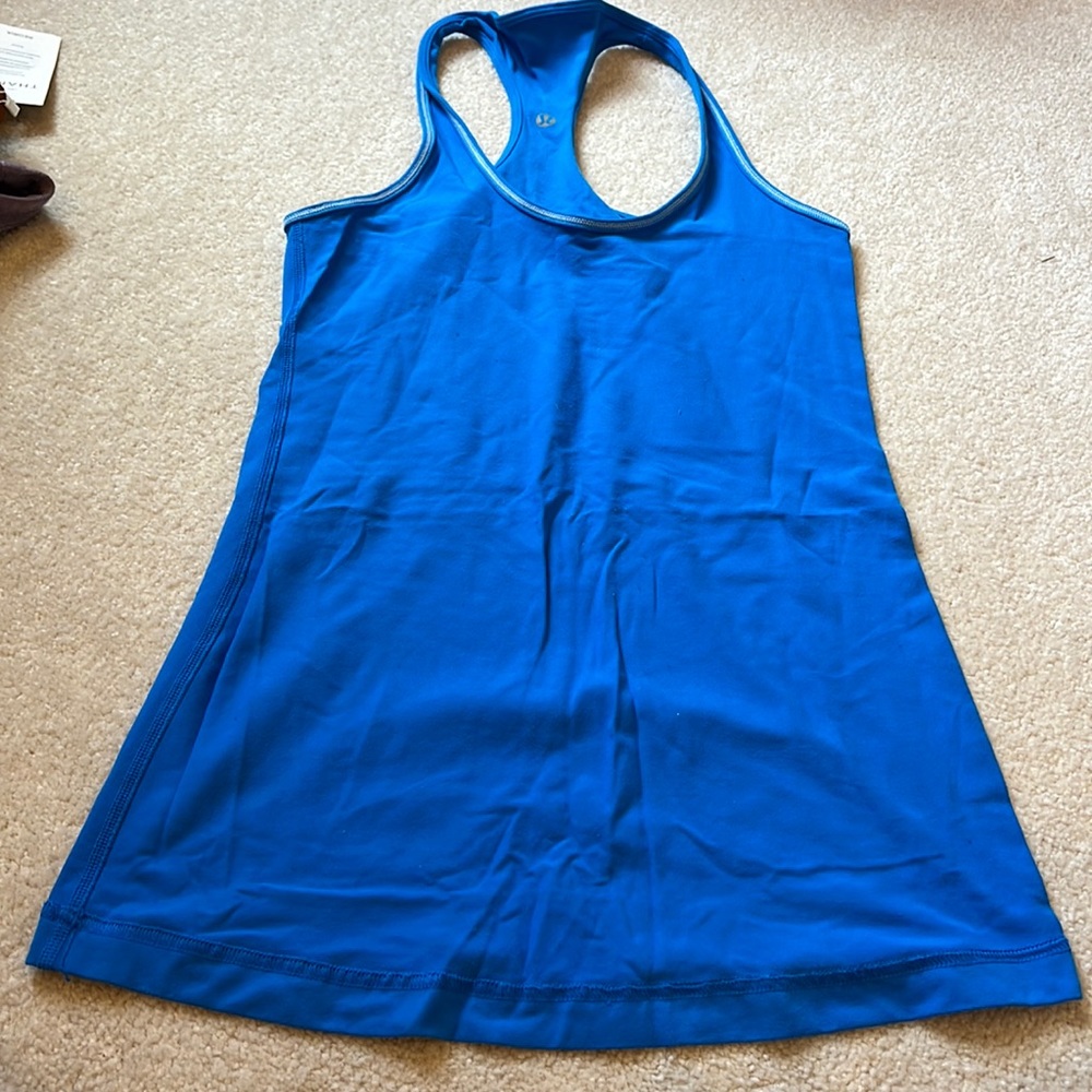 Blue Lululemon Top